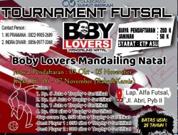 Cetak Sejarah Baru, Bobby Lovers Madina Hadiahi Turnamen Futsal Puluhan Juta