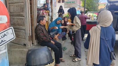 Milenial “Onma” Door To Door Sosialisasikan Visi Misi Harun -Ichwan