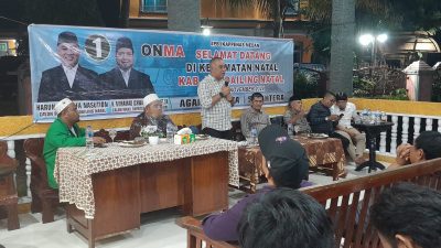 Silaturahmi Warga Natal, Harun, Pemimpin Jujur dan Amanah
