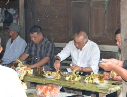 Kampanye Dialogis, Harun Musthafa Nasution Sarapan Ketupat Bersama Masyarakat Natal