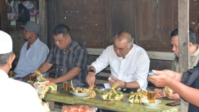Kampanye Dialogis, Harun Musthafa Nasution Sarapan Ketupat Bersama Masyarakat Natal