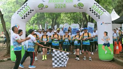 Pertamina Ajak Karyawan Bergerak Aktif Lewat Atraktif Run 2024