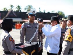 Bupati Madina Pimpin Apel Gelar Pasukan Operasi Lilin Toba 2024