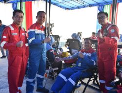 Peringati HUT Pertamina ke-67, Kilang Balongan Gelar Donor Darah dan Test HIV