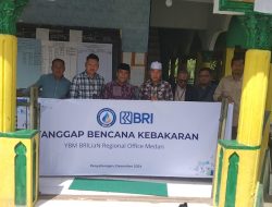 Kepedulian Nyata, BRI Panyabungan Bantu Korban Kebakaran Tambangan