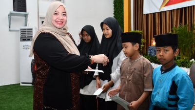 Wujud Syukur Akhir Tahun, KWP RU VI Gelar Potong Tumpeng, Doa Bersama dan Santuni 50 Anak Yatim