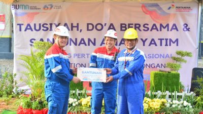 Jelang Akhir Tahun Pekerja Kilang Balongan Tingkatkan Kewaspadaan Dan Gelar Doa Bersama