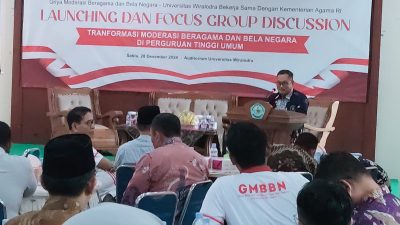 UNWIR Lahirkan Garda Depan Moderasi Beragama dan Bela Negara