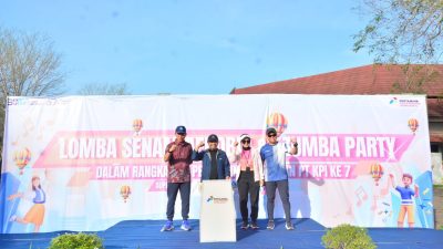 Menyala, Lomba Senam dan Zumba Party di Kilang Balongan