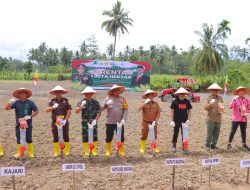Polres Madina Tanam Jagung Serentak di Indonesia