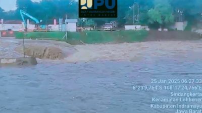 Banjir Meluas di Indramayu Akibat Luapan Sungai Cimanuk