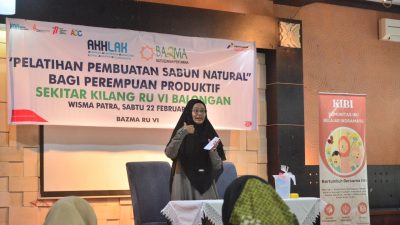 Tingkatkan Kesehatan & Kemandirian, Bazma RU VI adakan Pelatihan Pembuatan Sabun Natural