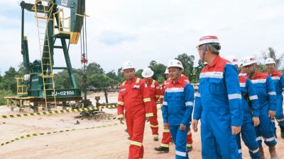 Menteri Bahlil Kunjungi Blok Rokan, Tekankan Peningkatan Produksi untuk Jaga Marwah Negara