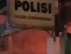 Polsek Kandanghaur Kebakaran Hebat, Api Melalap Seluruh Bangunan