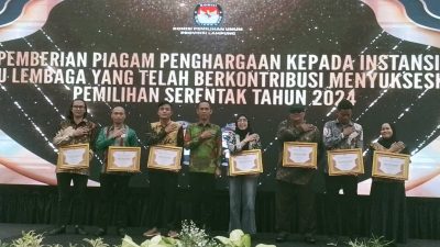 IWO Lampung Raih Penghargaan Bergengsi dari KPU: Bukti Nyata Kontribusi Sukseskan Pilkada 2024!