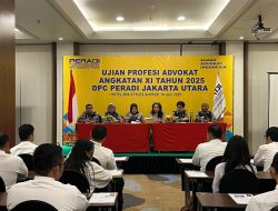 Ujian Advokat Super Ketat, Peradi SAI Jakarta Utara Jaga Marwah Profesi