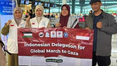 Ikuti "Global March to Gaza", Ketua KPIPA Sempat Bertahan di Kairo