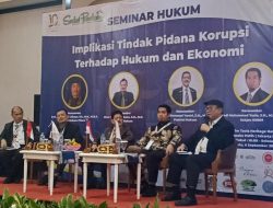 M Yuntri: Korupsi Lemahkan Kepastian Hukum dan Hambat Pertumbuhan Ekonomi