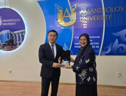 FEB Usakti Berkolaborasi Akademis Dengan Universitas Sarsen Amanzholov Kazakhstan