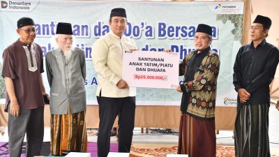 Silaturahmi ke Pesantren Al-Ishlah, Kilang Pertamina Balongan Salurkan Bantuan 50 Juta