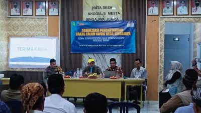 Indramayu 139 Desa Gelar Pilwu Serentak 2025, Desa Singajaya Gelar Sosialisasi