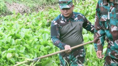 Aksi Bersih-Bersih Raksasa Jelang HUT Korem! TNI Kodim Indramayu Turun Tangan Atasi “Langganan Banjir” Warga
