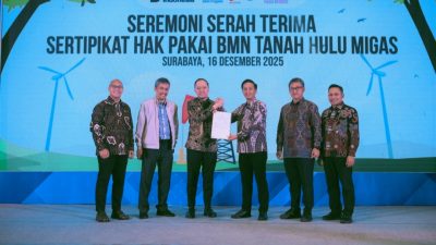 Amankan Aset Negara, Pertamina Hulu Indonesia Kantongi Sertipikat Tanah 572 Ribu Meter Persegi