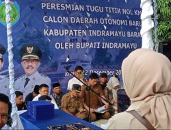 Wujudkan Janji Politik, Bupati Lucky Hakim Resmikan Tugu Titik Nol Kilometer Kabupaten Indramayu Barat