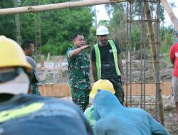 Dorong Ekonomi Kerakyatan, Dandim Indramayu Pantau Langsung Pembangunan Koperasi Merah Putih di Terisi