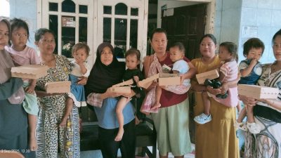 Lawan Stunting, PHE OSES Salurkan Gizi Tambahan bagi Balita di Lampung Timur Melalui Program Tenggiri