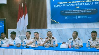 Kakanwil Sumut ‘Wanti-wanti’ Petugas Rutan Medan: Tidak Ada Kompromi Bagi Narkoba!