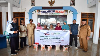 Pekerja Kilang Balongan Salurkan 7,8 Ton Beras ZIS untuk Warga Sekitar