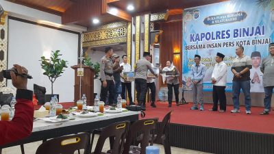 Pererat Sinergitas, Kapolres Binjai Gelar Buka Puasa Bersama Insan Pers