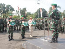 Dandim Indramayu Sebar Bingkisan Lebaran, Ingatkan Prajurit Utamakan Keselamatan Saat Mudik