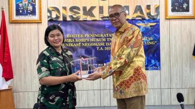 Ketua Umum DePA-RI Penuhi Undangan Pembicara Markas Besar TNI AU