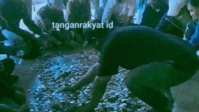 Bayar Ganti Rugi Pakai Koin, Massa KOMPI Tolak Proyek Revitalisasi Tambak di Pendopo Indramayu