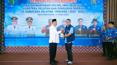 IWO Sumsel dan 5 Pengurus Daerah Resmi Dilantik di Muba, Ketum Yudhistira Tegaskan Independensi Pers