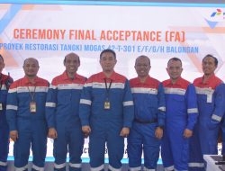 Perkuat Ketahanan Energi Nasional, Pertamina Tuntaskan Restorasi 4 Tangki Mogas Strategis di Pertamina Patra Niaga Kilang Balongan: On Time, Under Budget, dan 100% Pekerja Domestik