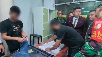 Koper Biru Berisi “Barang Haram” 2 Kilogram Lolos dari Aceh, Tapi Kandas di X-Ray Bandara Pekanbaru!