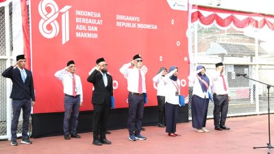 Semangat HUT RI ke-81: Pekerja PHI Gelar Upacara di Tengah Laut dan Darat Demi Ketahanan Energi