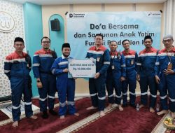 Penuh Keberkahan, Perwira Produksi I Pertamina Patra Niaga Kilang Balongan Gelar Doa Bersama dan Santunan Anak Yatim