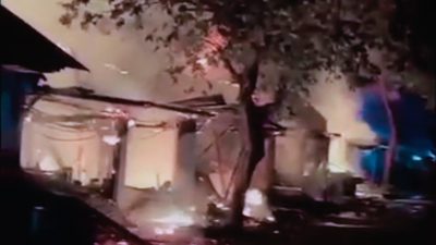 Si Jago Merah Ngamuk di Buleleng: 2 Rumah dan 7 Ruko Ludes Terbakar, Kerugian Belum Ditaksir
