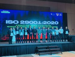 Pertamina Malaysia Eksplorasi Produksi Raih Sertifikasi Internasional ISO 29001:2020 di Kuching