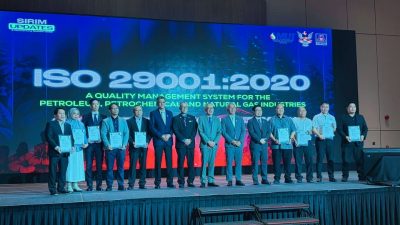 Pertamina Malaysia Eksplorasi Produksi Raih Sertifikasi Internasional ISO 29001:2020 di Kuching
